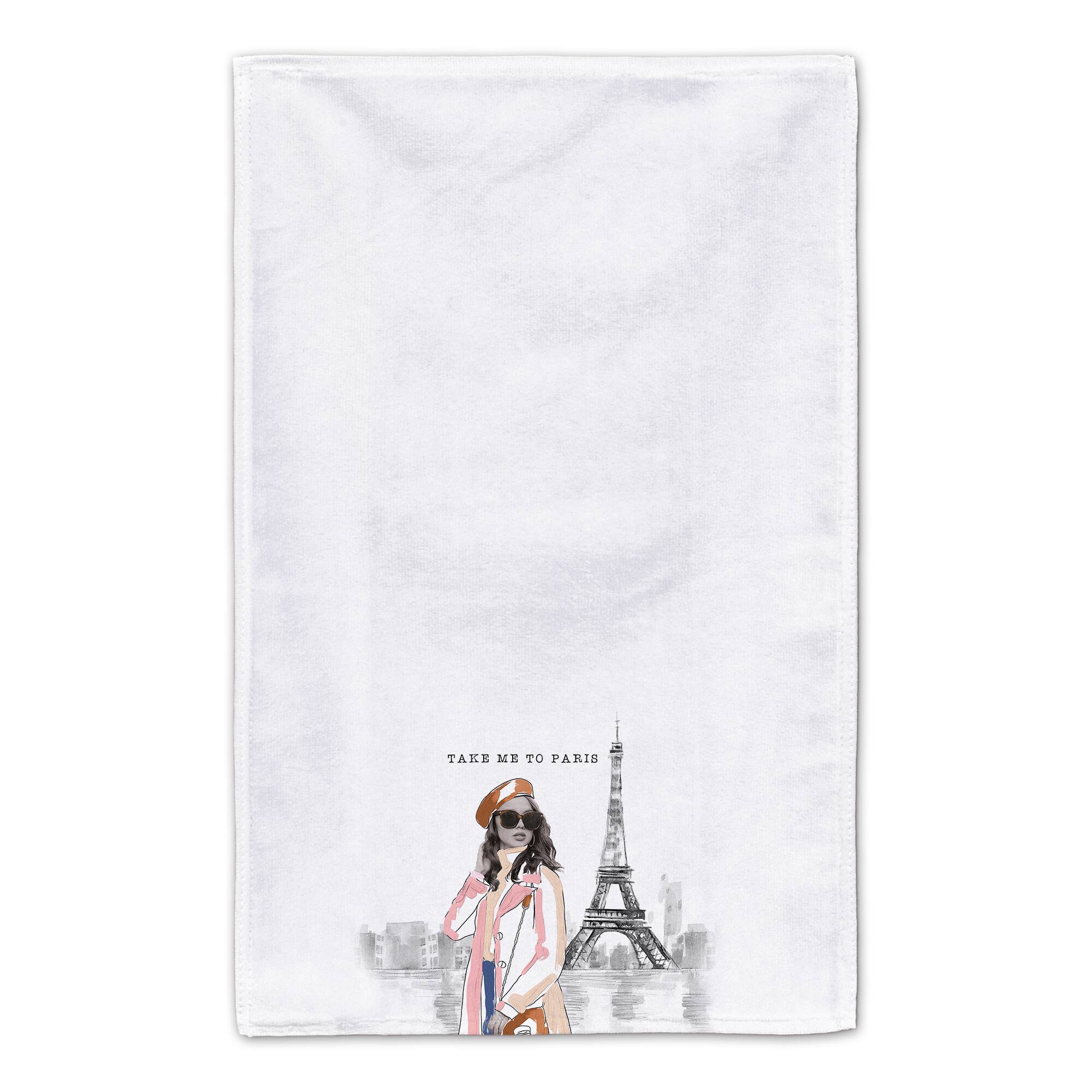 Fashionista In Paris 16" x 25" Tea Towel Set of 2